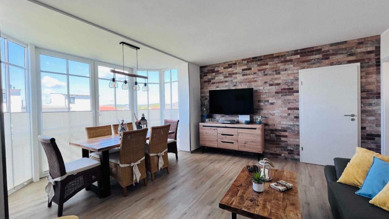 Ferienappartement mit Seeblick in der Villa Columba Sellin  Exterior foto