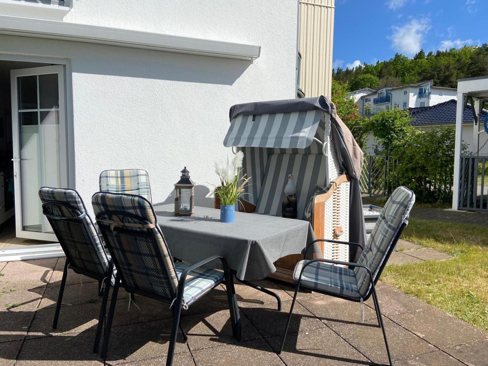 Ferienappartement mit Seeblick in der Villa Columba Sellin  Exterior foto