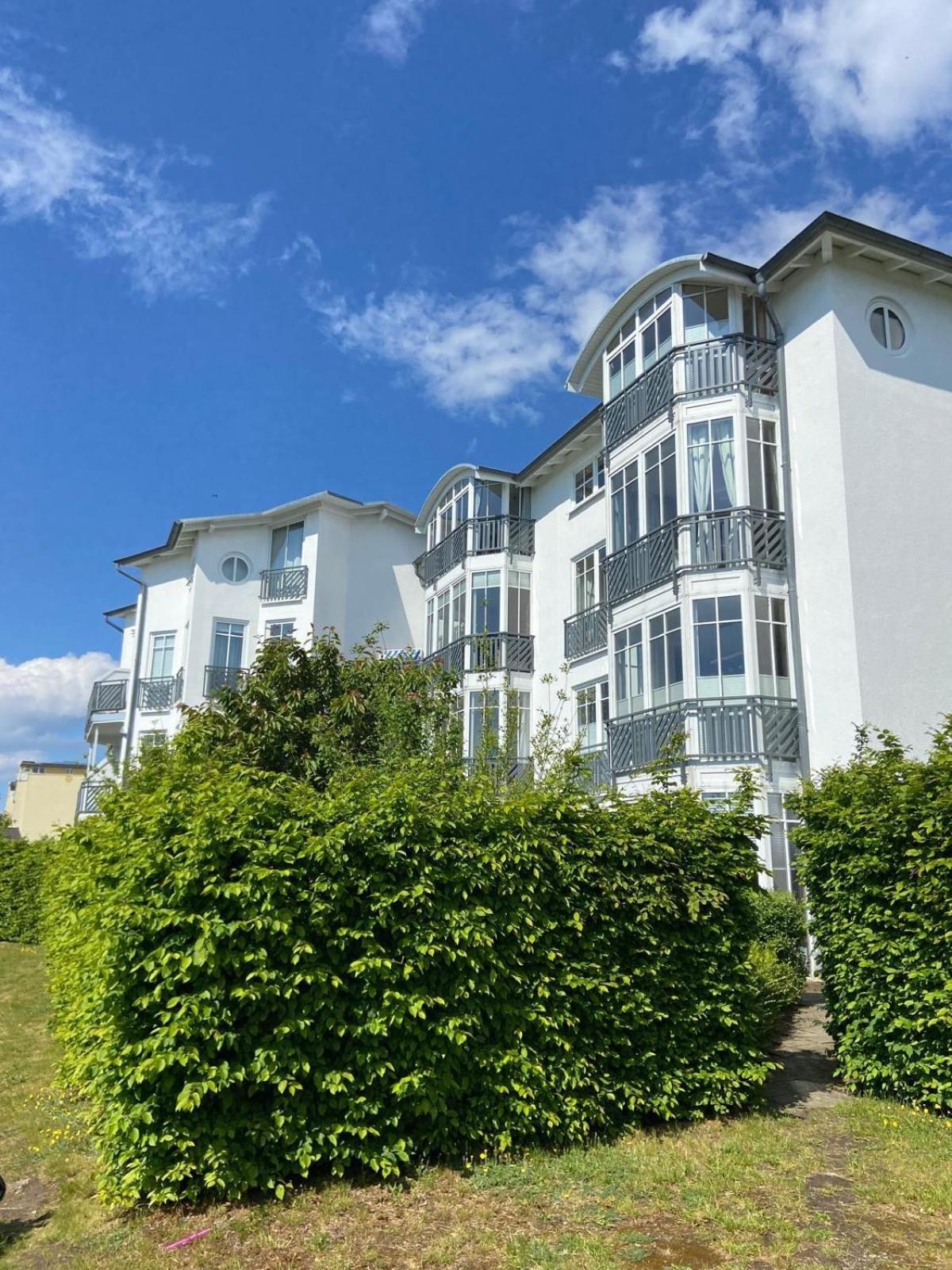 Ferienappartement mit Seeblick in der Villa Columba Sellin  Exterior foto
